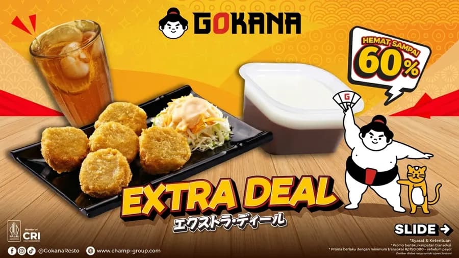 Hematnya sampai 60%!